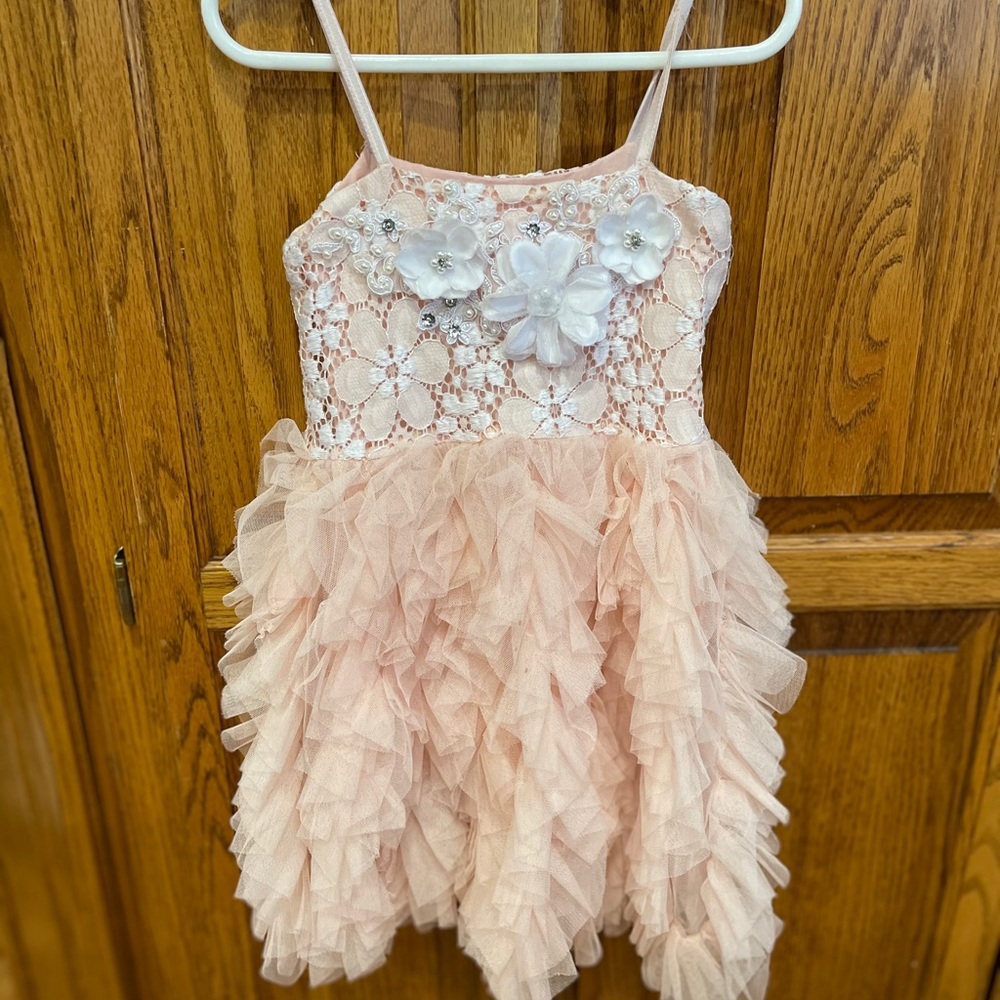 Peach dress